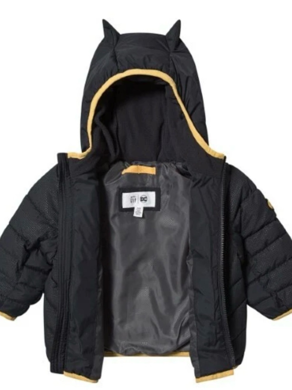 Baby Gap DC Batman toddler puffer jacket EUC